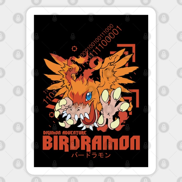 digimon adventure birdramon Sticker by DeeMON